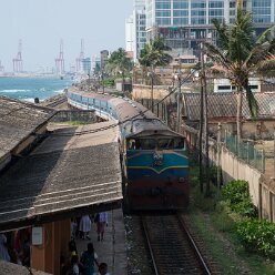 Colombo local train station Kollupitiya Colombo local train station